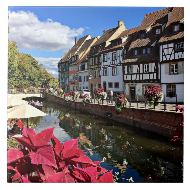 Colmar Alsace Frankreich Foto Fliese (Vorderseite)