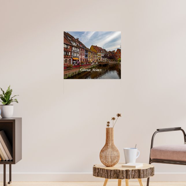 Colmar, Elsass, Frankreich landschaftliches Foto Poster (Wohnzimmer 3)