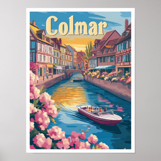Colmar France Art Vintage Poster (Vorne)