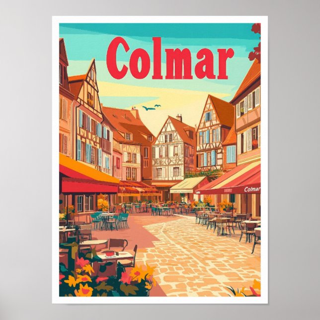 Colmar France Art Vintage Poster (Vorne)
