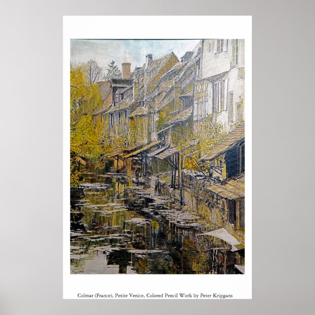 Colmar (France), Petite Venice Poster (Vorne)