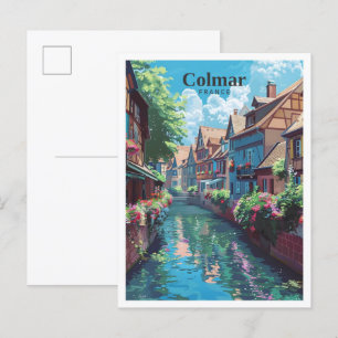 Colmar Frankreich Kunst, Dichtung und Musik Postkarte