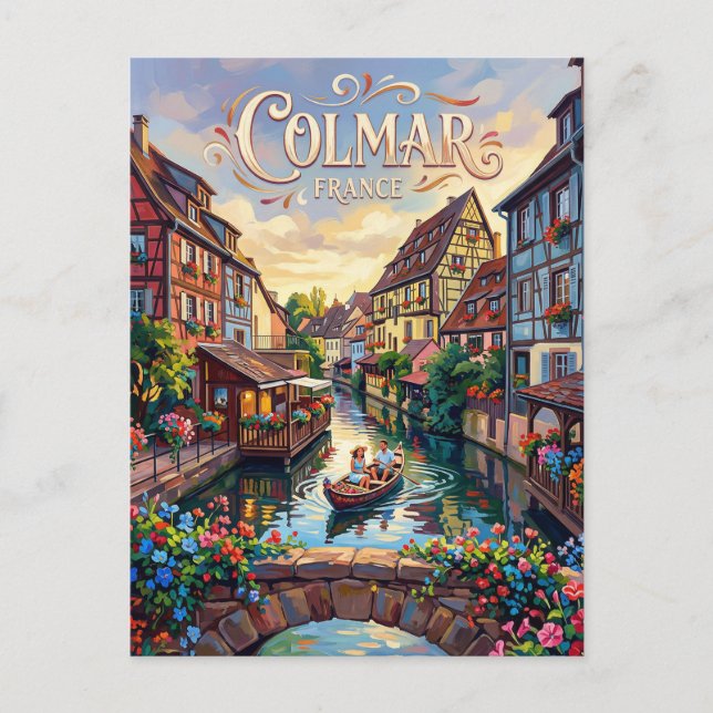Colmar Frankreich Postkarte (Vorderseite)