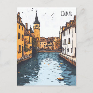 Colmar Frankreich Reise Postkarte