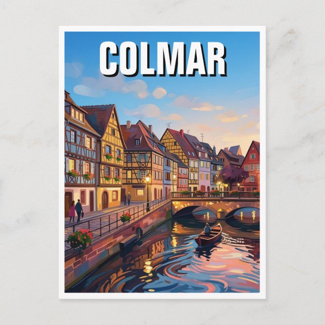 Colmar Little Venice Postkarte (Vorderseite)