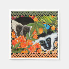 Colobus-Freunde Serviette