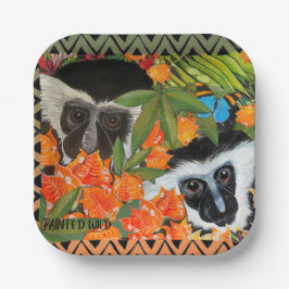 Colobus Friends Pappteller