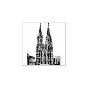 Cologne cathedral 1911 – Kölner Dom Gummistempel