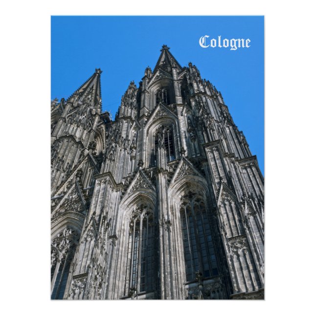 Cologne Cathedral Premium Flexi Magnet Poster (Vorderseite)