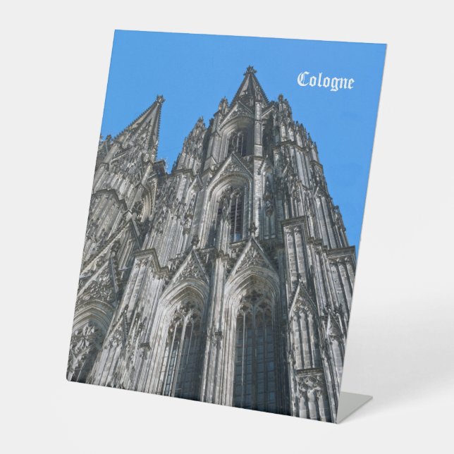 Cologne Cathedral Premium Flexi Magnet Sockelschild (Vorderseite)