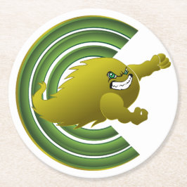 Coloma Comets #2 Runder Pappuntersetzer