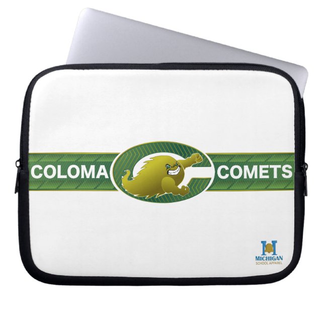 Coloma Comets Laptopschutzhülle (Vorderseite)