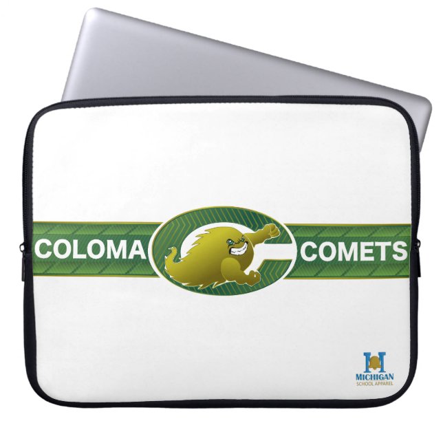 Coloma Comets Laptopschutzhülle (Vorderseite)