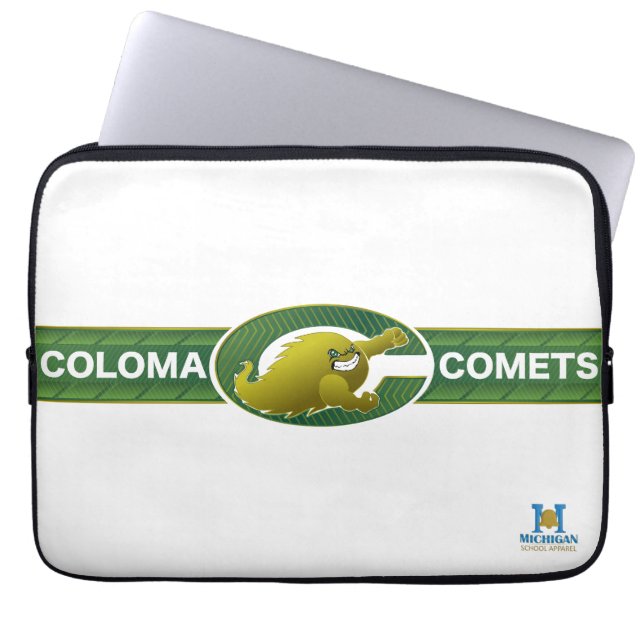 Coloma Comets Laptopschutzhülle (Vorderseite)