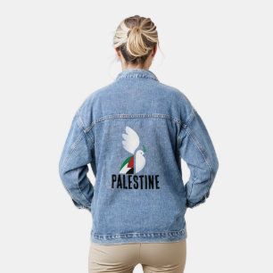 colombe de paix avec le drapeau palestinien
