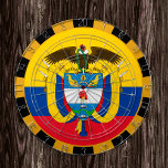 Colombia Dartboard & Flag Darts / Game Board Dartscheibe<br><div class="desc">Dartboard: Kolumbien & Wappen,  kolumbianische Fahnen,  Familienspaßspiele - Liebe mein Land,  Sommerspiele,  Ferien,  Vatertag,  Geburtstagsparty,  Uni Schüler / Sportfans</div>