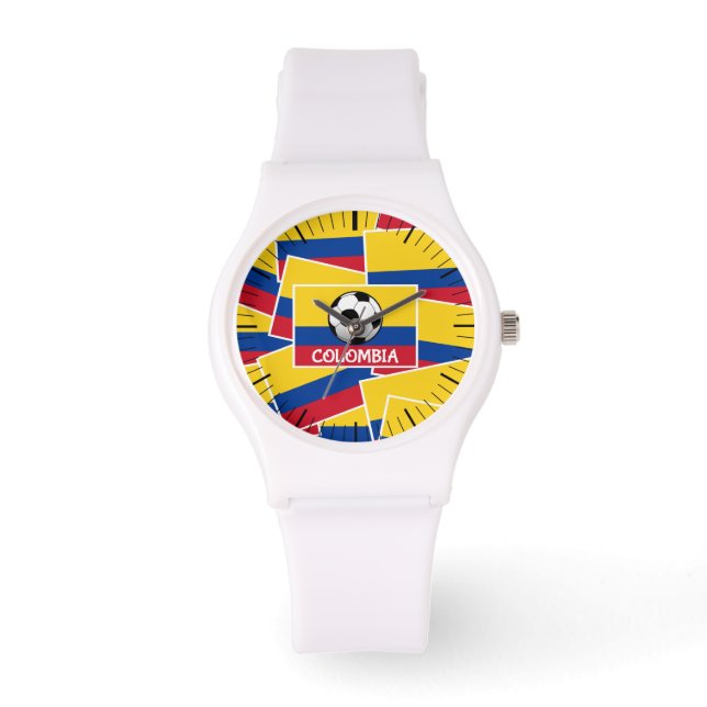 Colombia Football Armbanduhr (Vorderseite)