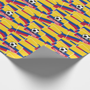 Colombia Football Geschenkpapier