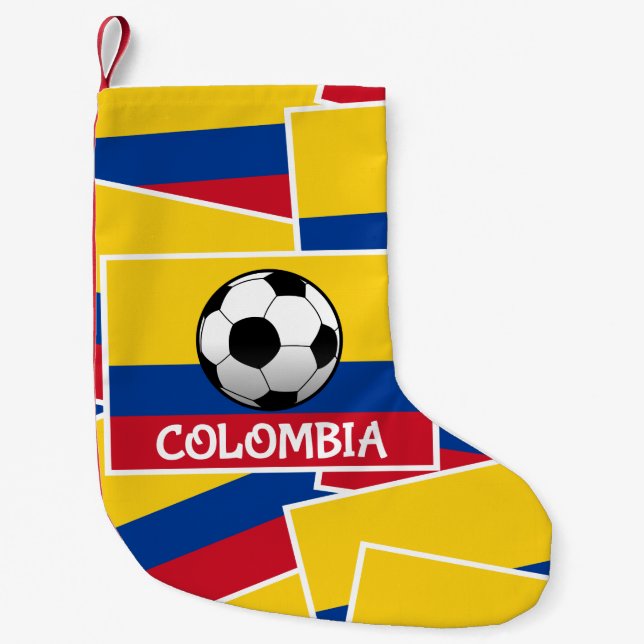 Colombia Football Kleiner Weihnachtsstrumpf (Vorderseite)