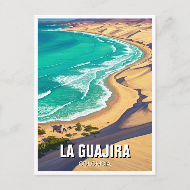 Colombia La Guajira Postkarte (Vorderseite)