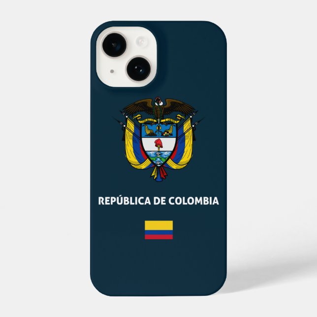 Colombia passport phone case iPhone 14 hülle (Rückseite)