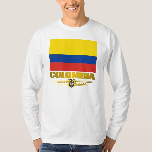 "Colombia Pride" Apperal T-Shirt (Vorderseite)