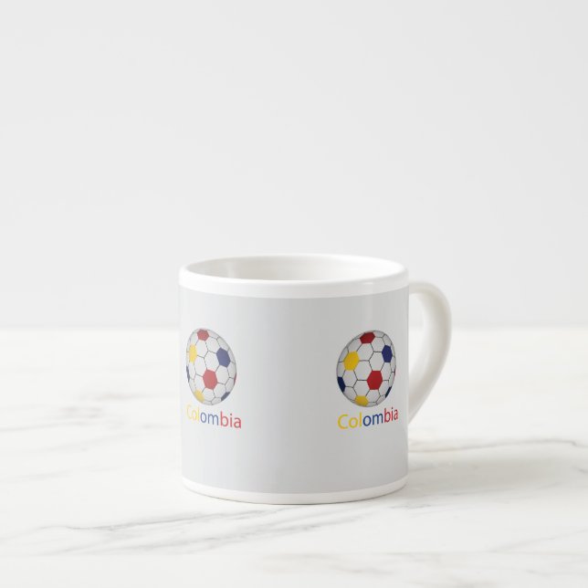 Colombia Soccer Espressotasse (Vorderseite Rechts)