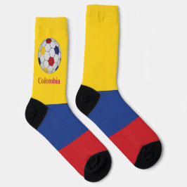 Colombia Soccer Poster Socken