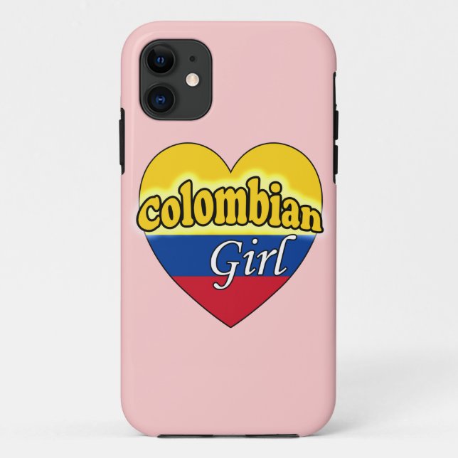 Colombian Girl Case-Mate iPhone Hülle (Rückseite)