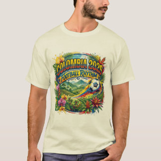 Colombie Maillot de Football Rythme 2026 T-Shirt