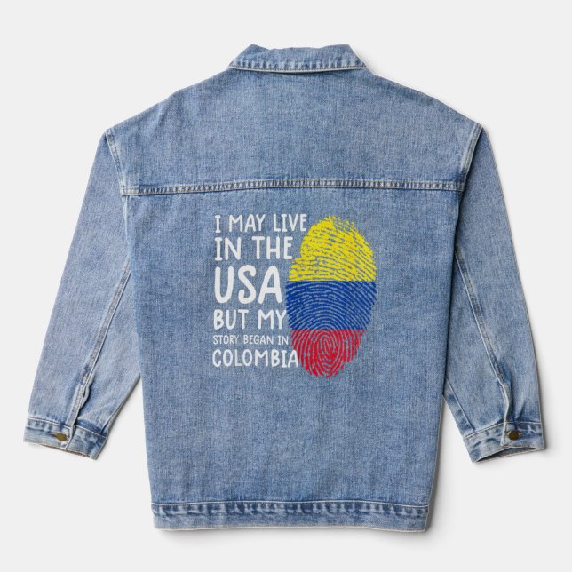 Colombie Tee Men Colombie Drapeau Femmes Colombien (Verso)