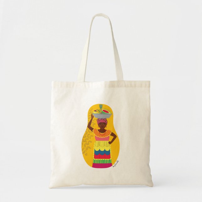 Colombien, Palenquera de sac de Carthagène (Devant)