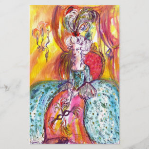 COLOMBINA/Venezianische Masquerade Briefpapier