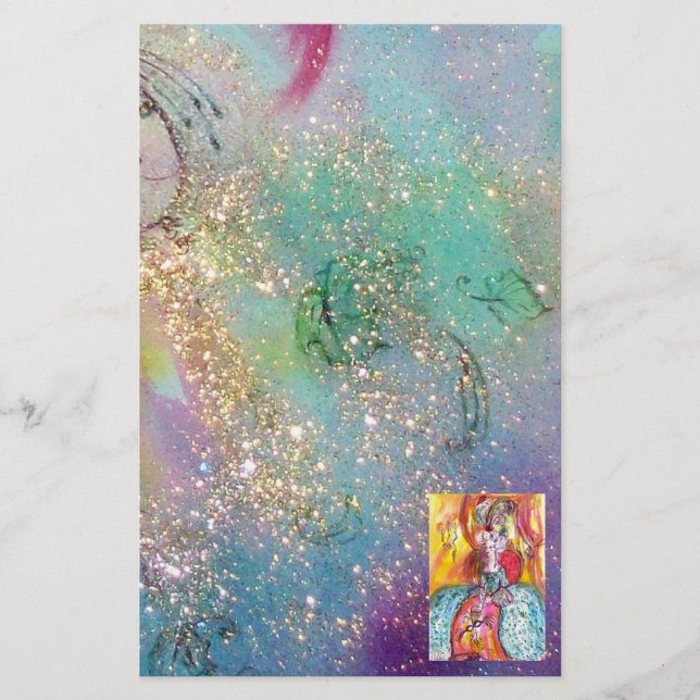 COLOMBINA/Venezianische Masquerade Briefpapier (Vorderseite)