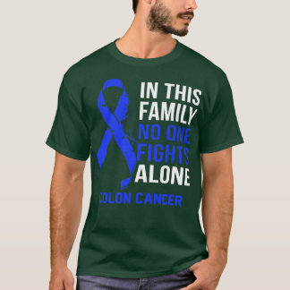 Colon Cancer Awareness Niemand kämpft allein Hoffn T-Shirt