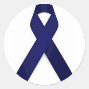 Colon Cancer Awareness Runder Aufkleber