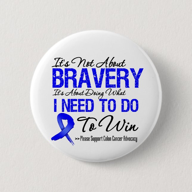 Colon Cancer Battle Button (Vorderseite)