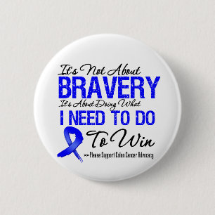 Colon Cancer Battle Button