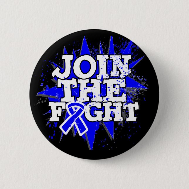 Colon Cancer Join the Fight Button (Vorderseite)