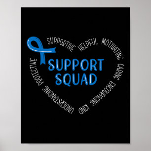 Colon Cancer Support Squad Colon Cancer Awareness Poster