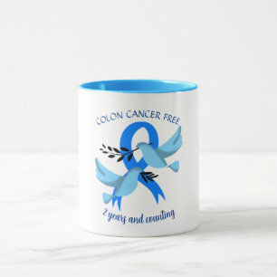 Colon Cancer Survivor 2 Jahre Geschenk personalisi Tasse