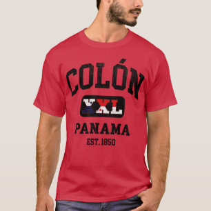 Colon Panama XXL Athletic Design T-Shirt