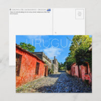 Colonia del Sacramento, Uruguay Reise-Postkarte