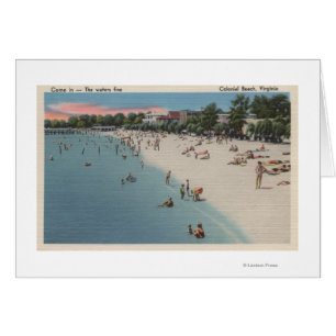 Colonial Beach, VA - Sonnenbaden & Schwimmen