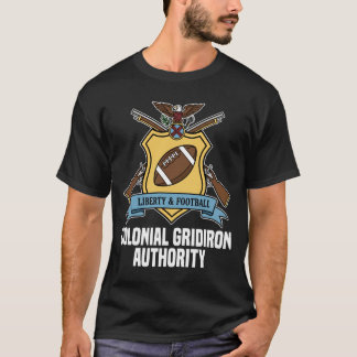 COLONIAL GRIDIRON AUTHORITY - NEW ENGLAND FOOTBALL T-Shirt