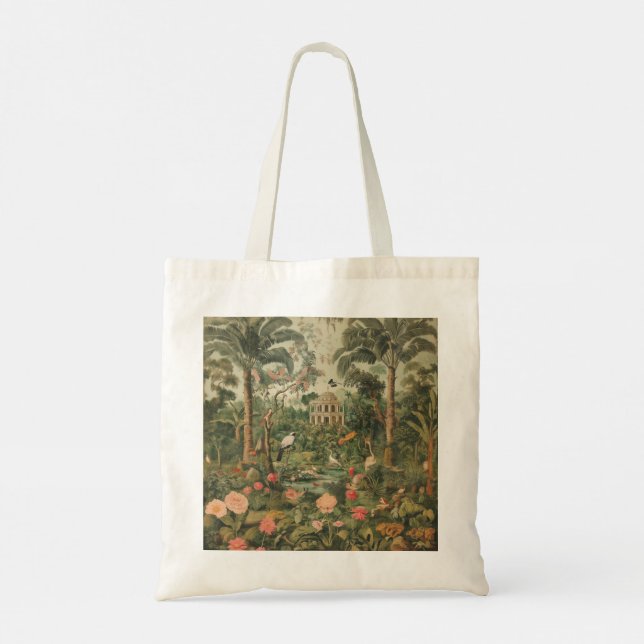 Colonial Safari Garden Daydream Budget Tasche (Rückseite)