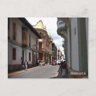 Colonial Street - Bogotá Postkarte