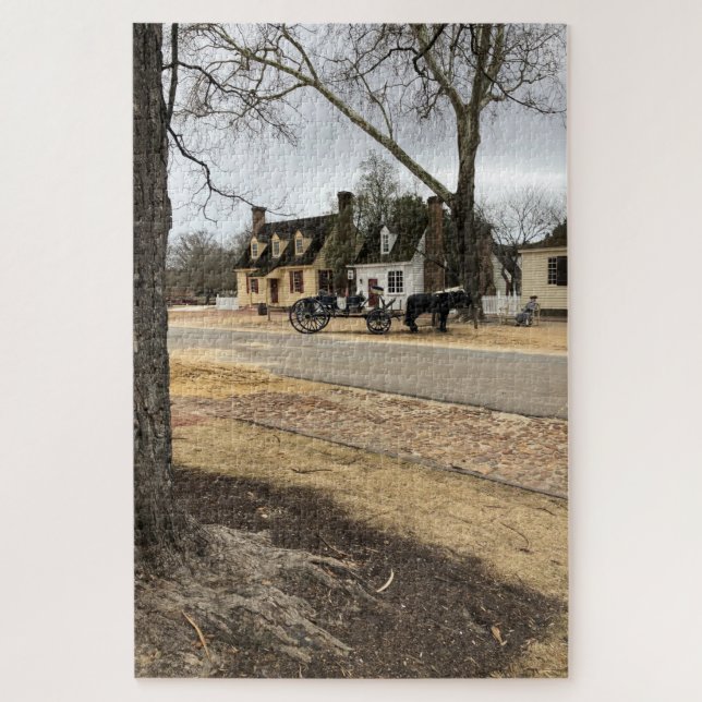 Colonial Williamsburg 1000+ Piece Puzzle (Vertical)