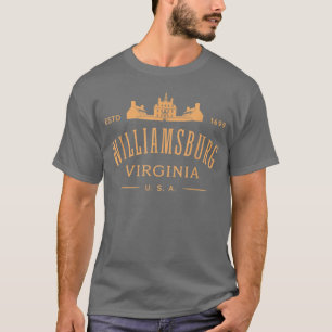 Colonial Williamsburg VA Design Williamsburg Virgi T-Shirt