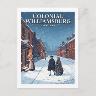 Colonial Williamsburg Virginia Andenken Postkarte